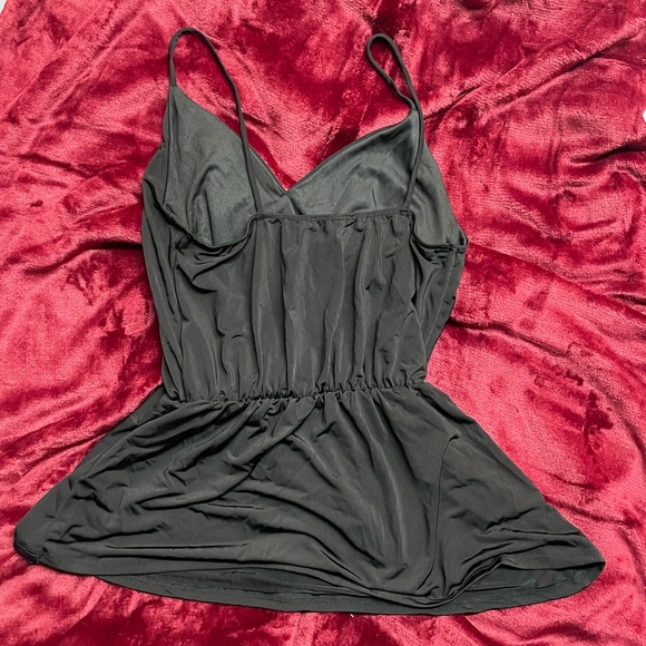 Sz M Black Cinched Black Top by Mikey & Joey 🇲🇽 - Picture 2 of 5